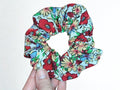 Floral Bloom Scrunchy –Βαμβακερό Λαστιχάκι Μαλλιών