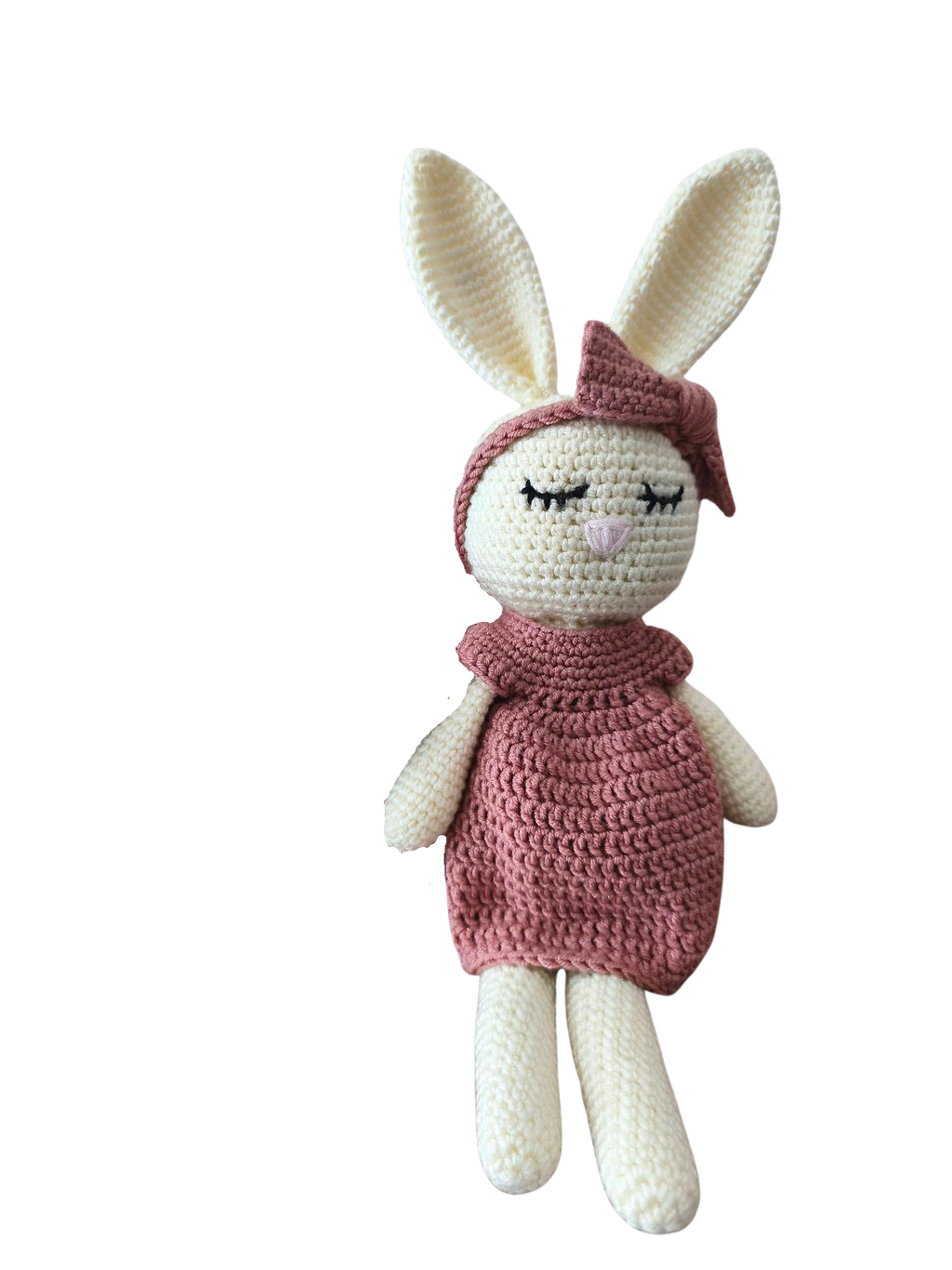 Premium Handmade Bunny Doll 42cm –Κουνελάκι | Tina Sugar Atelier