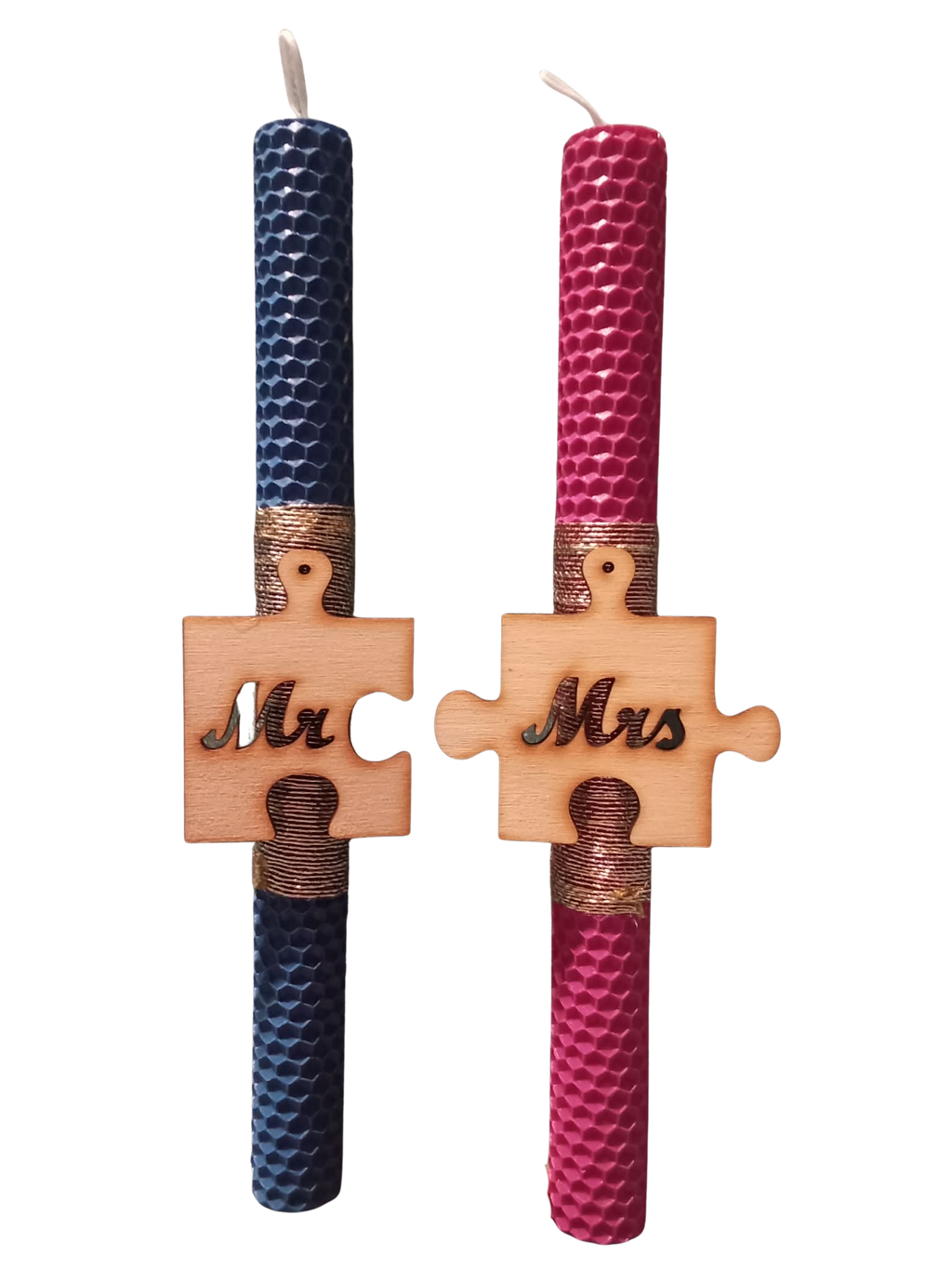 Mr & Mrs Puzzle Love Set – Σετ Λαμπάδες για Ζευγάρια