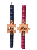 Mr & Mrs Puzzle Love Set – Σετ Λαμπάδες για Ζευγάρια