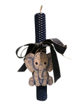 Baby Elephant Blue-Floral