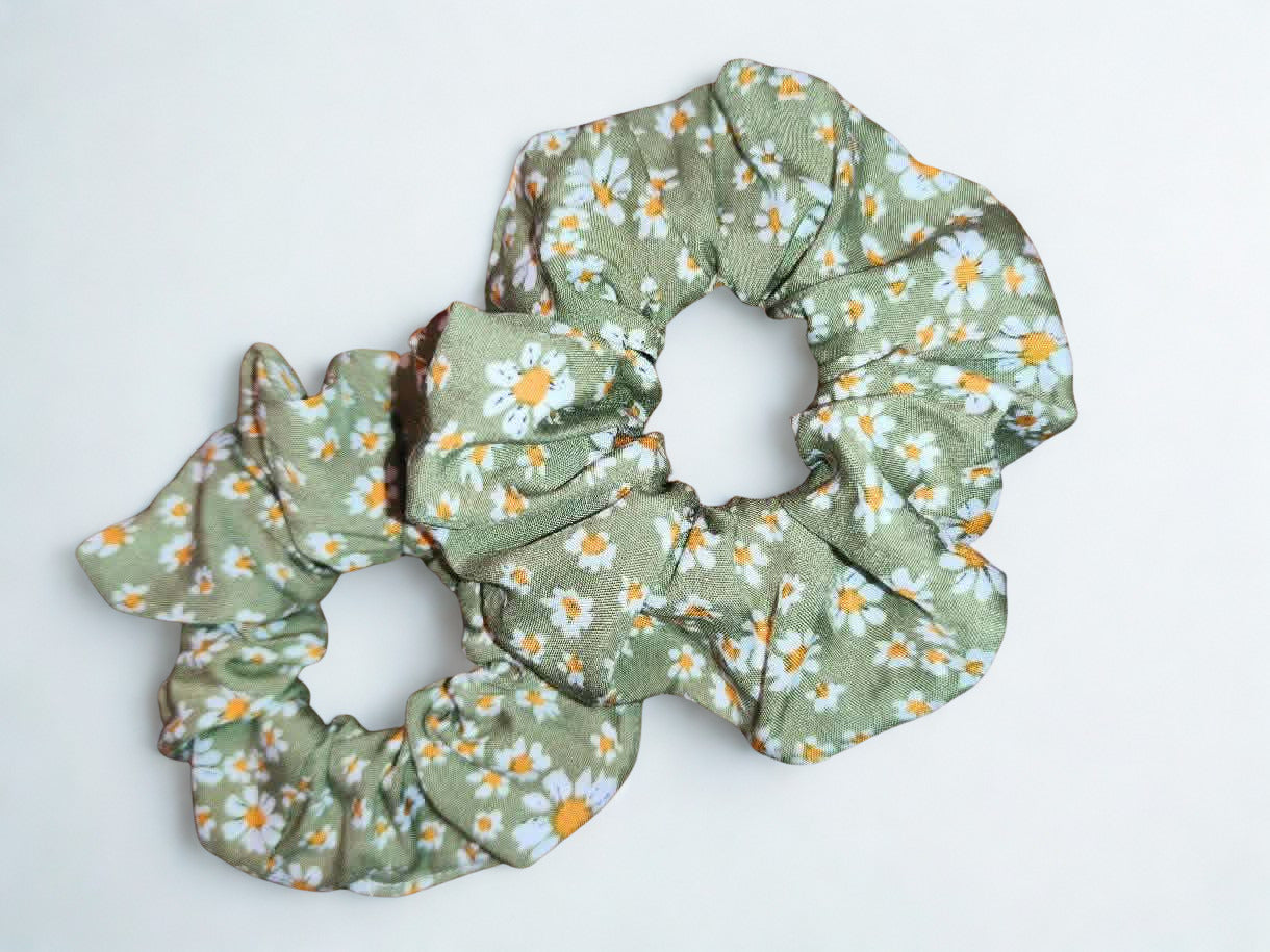 Floral Cotton Scrunchy – Λαστιχάκι Μαλλιών